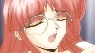 Big-titted cartoon girls in uniform get kinky with public bathroom sex and pussy licking