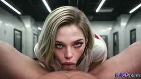 spontaneous, passionate sex with a cute girl at various subway stations [ai]