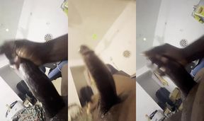 African Long Dick Student Cum for His Roommate