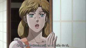 Jojo's Bizarre Adventure – Anime Couple Engages in Steamy Uncensored Action