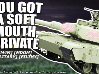 Suck Your Commanding Officers Dick In An M1 Abram’s Reservoir [M4M] [MDOM] [MILITARY]