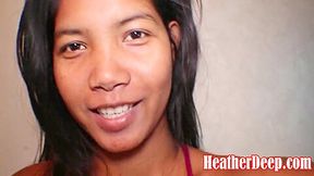 Tiny Thai Teen 18+ Stepmom Lactating Milk From Tits On