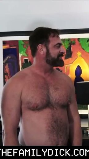Jock Stepson Learns Family Sex With Bear Stepdad And Brother   Clip 1