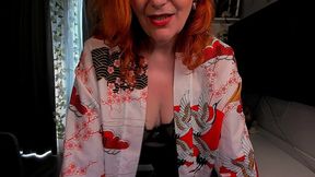 Red Shoes, Lace and See-through Tightswatch While You Can