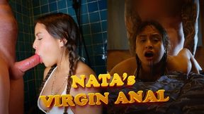 *VIRGIN ANAL* Nata's first anal experience in her life on camera!!! It hurt so good!