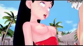Amateur GF gives POV blowjob in bikini by pool during vacation