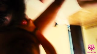 Double facefuck deepthroat in two mouth