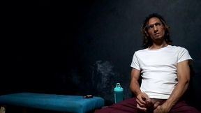 raba erre el hombre: bonita venida cuidando la pijama de enfermero...