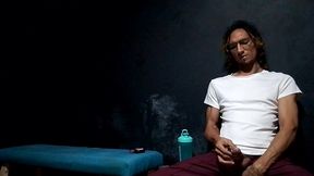 raba erre el hombre: bonita venida cuidando la pijama de enfermero...