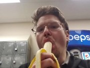 Pansexual Otter Deep Throats Banana