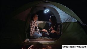 camping lesbian sex