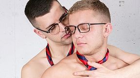 Ian Levine & Josh Stone in Dirty Talking Study Buddies - IconMale