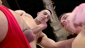 Cock Virgins Horny Wrestlers At Each Other's Dicks