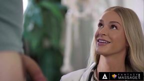FANTASY MASSAGE - Stunning Dr. Emma Hix Caught Her Patient Fapping And Gives Help To Finish The Job