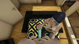 Chloe Price gets finger fuck and point of view banged with a fake-dick - Life is Strange Cartoon.