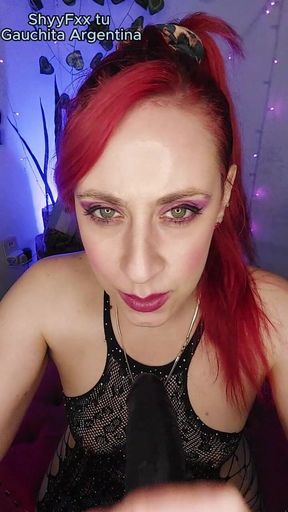 Your Redhead Neighbor Choes on Your Cock All the Way Down! POV