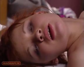 Redhead Teen with Cute Gives Thank You Sex
