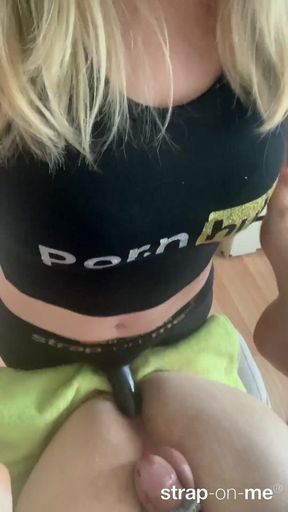 Mistress Pegging Chastity
