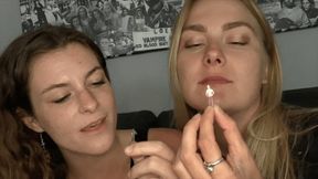 Nathalia & Vika Shove Shrunken Exes Up Their Booger-Filled Noses (HD 1080p MP4)