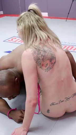 Katie Kinz and Will Tile Mixed Wrestling