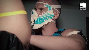 Muscular Axel Abysse Inserts Huge Dildo To Nanashi Wet Asshole