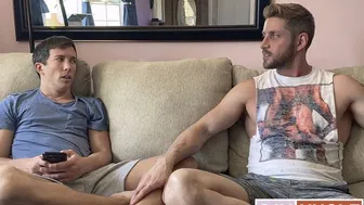 Isaac Parker and Johnny Ford share birthday anal with Dominic Pacifico
