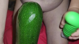 Huge Squash Makes My Cunt Squirt Like A Fountain.