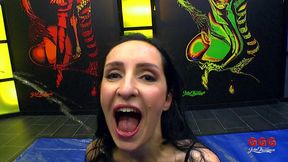 Devot Delia gangbang & pissing session