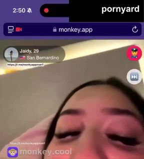 Webcam teen gets caught on cam while reacting to homemade porn