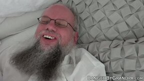 Seductive teeny drains all of seniors cum out