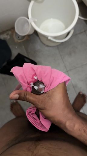 Shaking My Thick BBC in Stepsister Panties