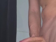 German young straight bi curious student jerking cum snapchat