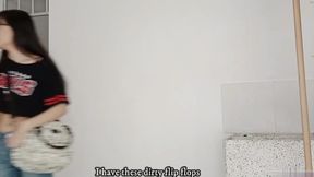 Beautiful and Hot Emma Vict Fucking Hard with Her Small Cock Stepdad - Porn in Spanish