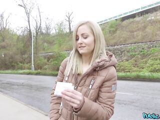 Public Agent - Breaking this students constricted cunt with my thick penis