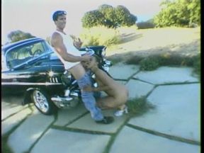 Skinny Babes Sucking on Highway