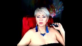 my wife is a cool webcam slut-12 .!. )) wild milf dancing with naked big tits...))