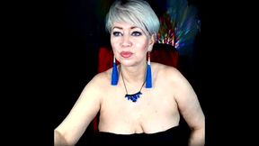 my wife is a cool webcam slut-12 .!. )) wild milf dancing with naked big tits...))