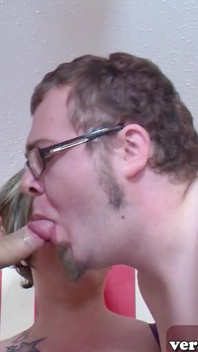 Thrilling moment from &quot;German chubby Girlfriend want Bisexual MMF Threesome at casting&quot;