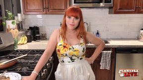 Penny Pax hot pussy play in the kitchen