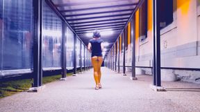 Wyld Yasmin Dancing and Flashing Herself in Public