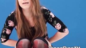 ”Satisfying Japanese teen pissing a river in front of camera”