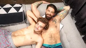 Blaze Builds Heat as Blake Wilder Mounts Alpha Wolfe Next Door – 18+ Gay Action