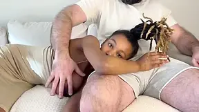 Huge Natural Ebony Titfuck 1