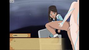 Animated hentai babe gets anal fucked in Four Elements Trainer
