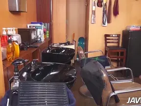 Seductive JAV Stylist Sara Gets Fucked Hard in Salon