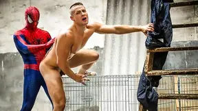 Slutty Aston Springs gets to bottom for Spiderman (Will Braun)