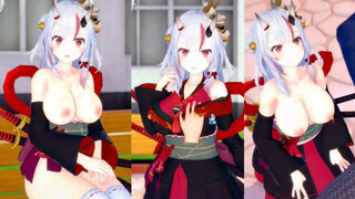 [Hentai Game Koikatsu! ]Have sex with Big tits Vtuber Nakiri Ayame.3DCG Erotic Anime Video.