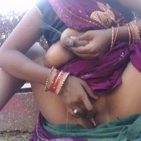 Indian Village Beautiful Hot Wife Fuck with Husband Outdoor Clear Hindi Audio, Indian Village Bhabhi Fuck in Outdoor Forest XXX