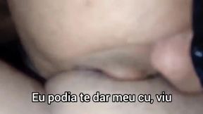 sem banho, sem vergonha: fiz meu marido chupar a porra do meu chefe da minha buceta