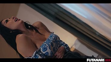 FUTA MILF - Big Tits Clea Gaultier Infected by Shemale Fever Turns Into Trans Girl &amp_ Fucks Her Blonde Girlfriend